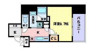 アドバンス神戸アルティスの物件間取画像